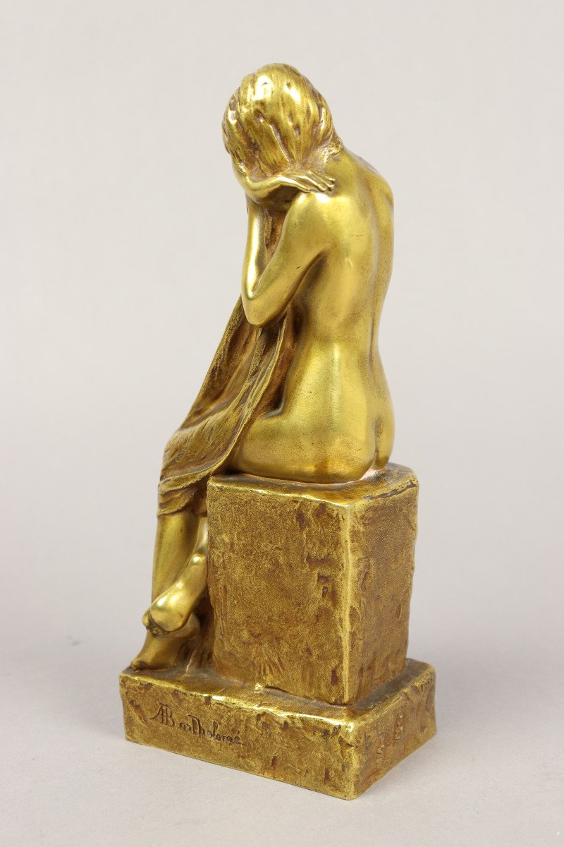 Young Woman Crying By Albert Bartholomé-photo-4