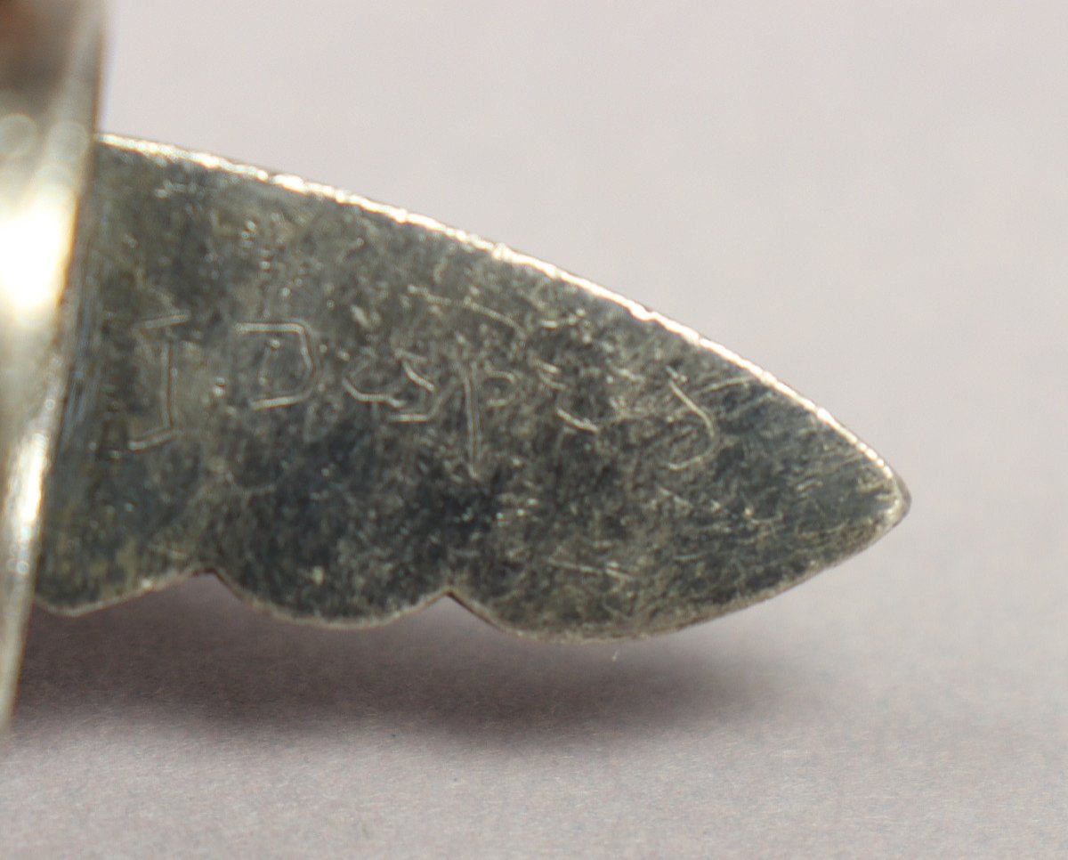 Silver And Lacquer Ring By Jean Després-photo-6