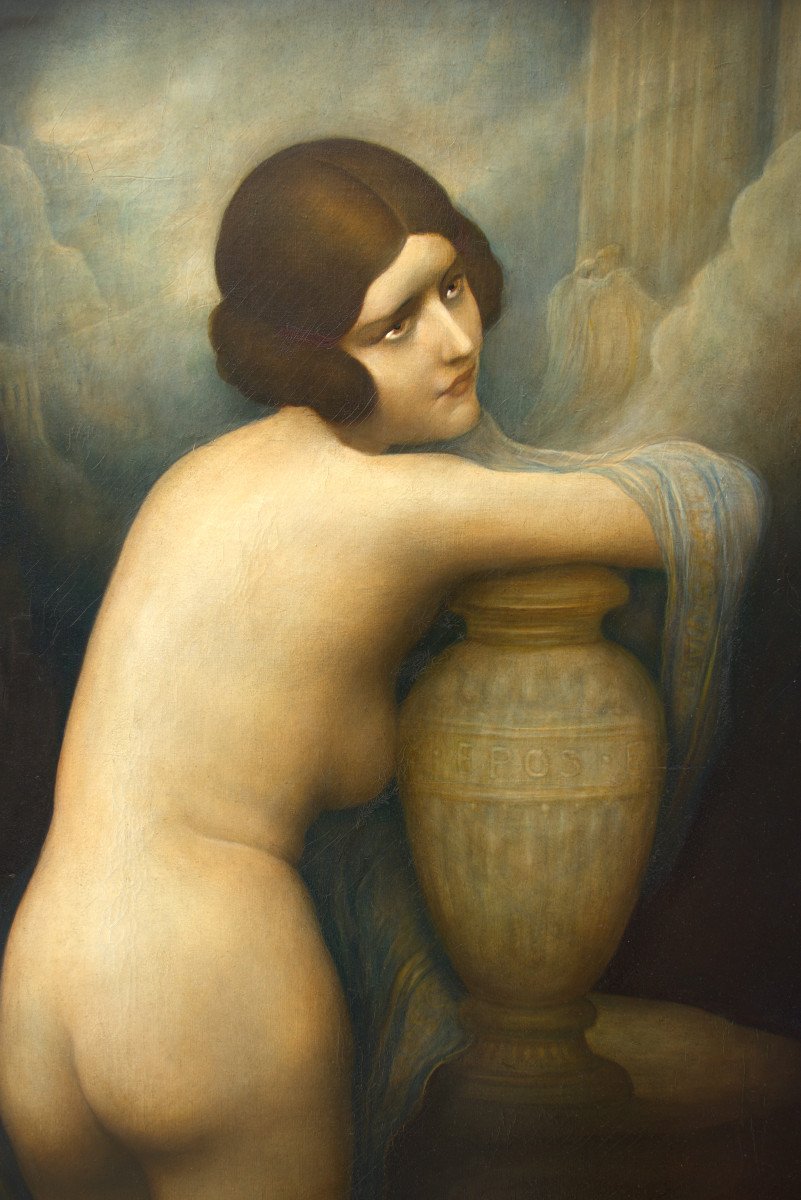 Symbolist Nude By Léonard Sarluis-photo-3