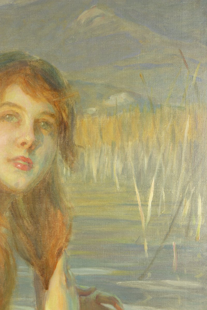 Nymph At The Bath By Paul Emile Chabas-photo-4