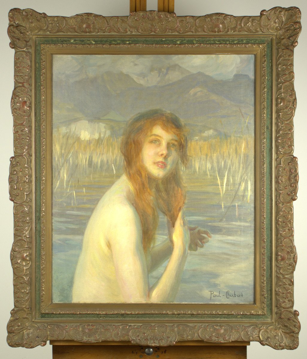 Nymph At The Bath By Paul Emile Chabas