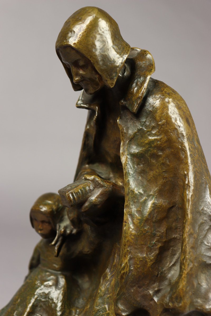 Grand-mère Et Sa Petite-fille Par Ruth Millès-photo-7