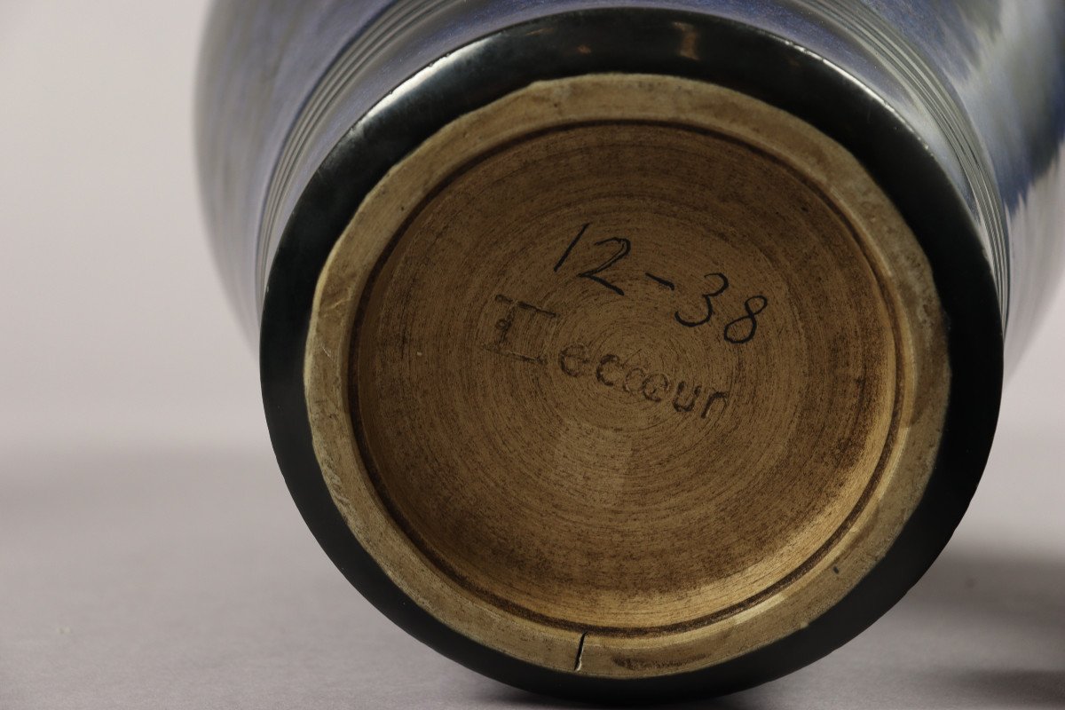 Vase By Emile Decoeur-photo-5
