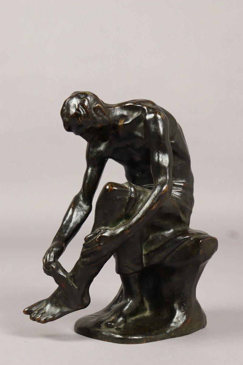 Le Blessé Par Constantin Meunier