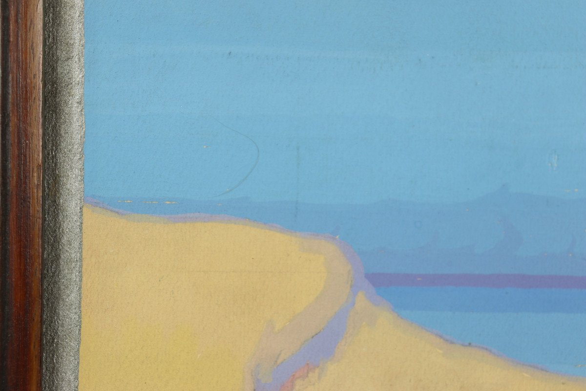 Paysage Méditerranéen Par Georges De Feure-photo-4