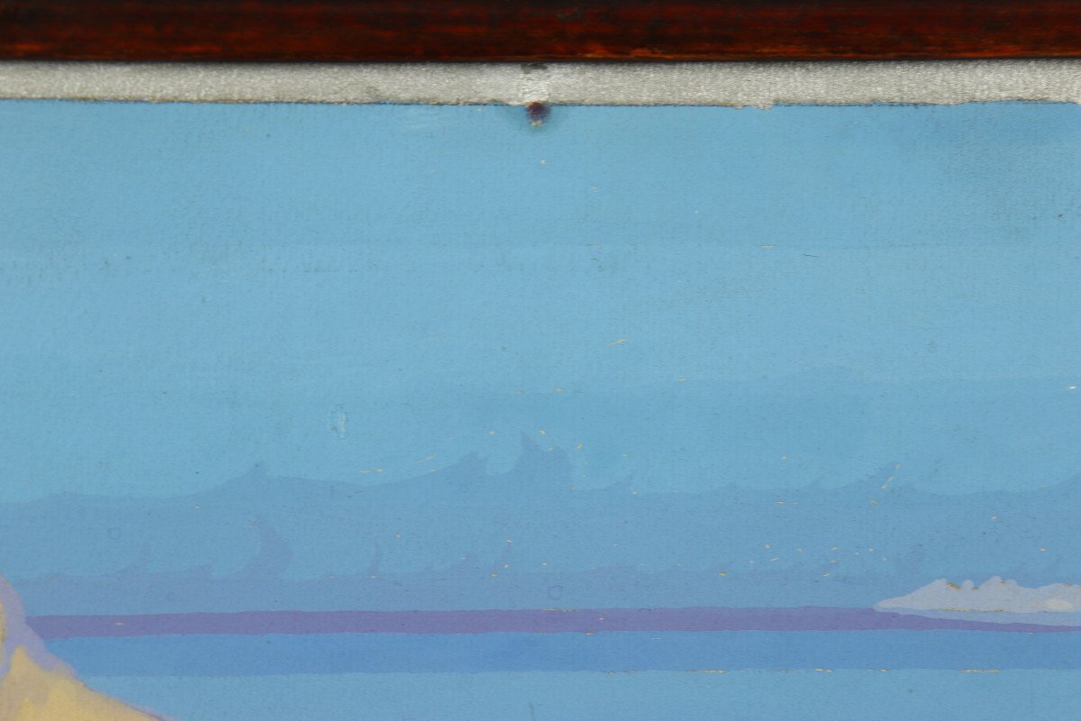 Paysage Méditerranéen Par Georges De Feure-photo-5