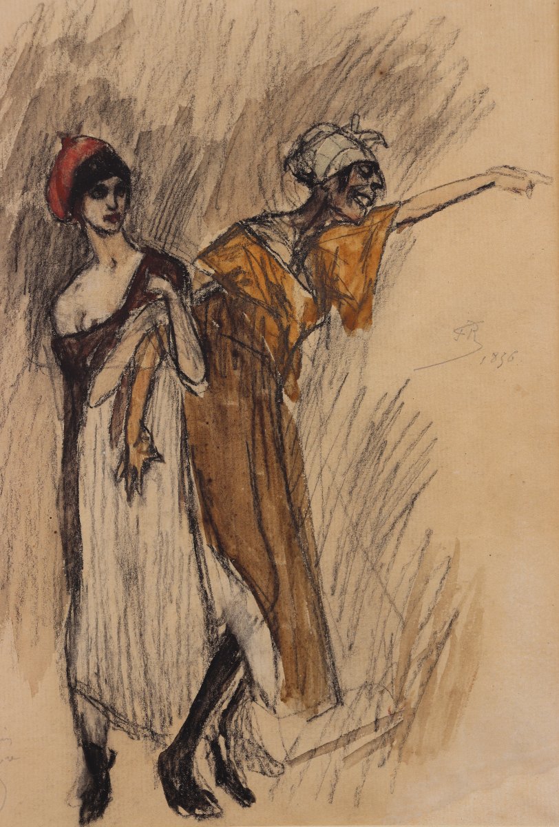 La Fille Putain Et La Mère Ivre By Félicien Rops-photo-3