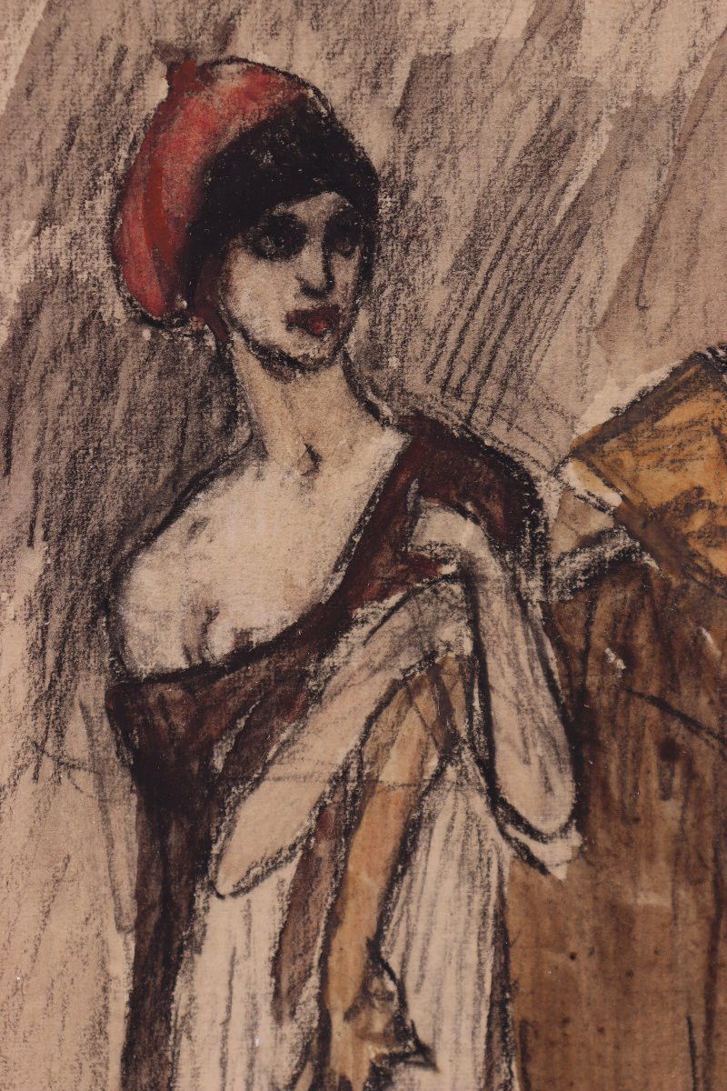 La Fille Putain Et La Mère Ivre By Félicien Rops-photo-1