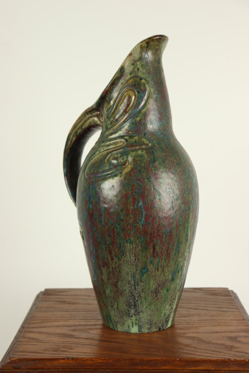 Important Pitcher By Pierre-adrien Dalpayrat-photo-4
