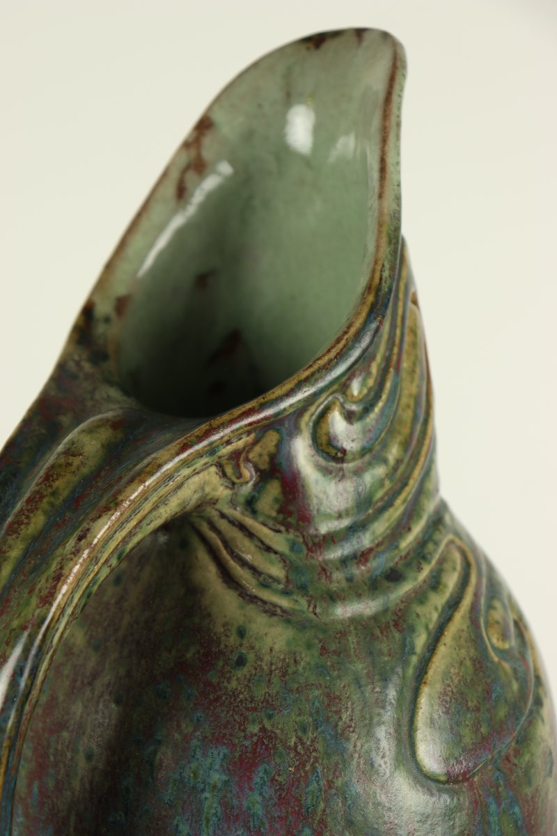 Important Pitcher By Pierre-adrien Dalpayrat-photo-5
