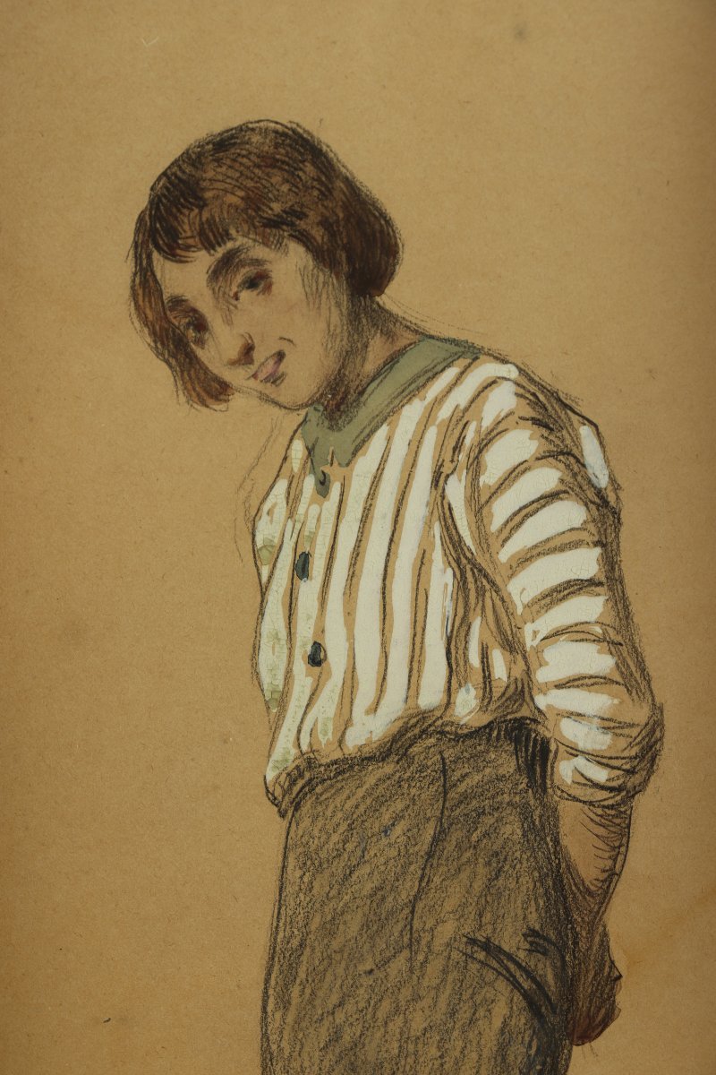 Portrait de jeune homme par Amédée Lynen-photo-3