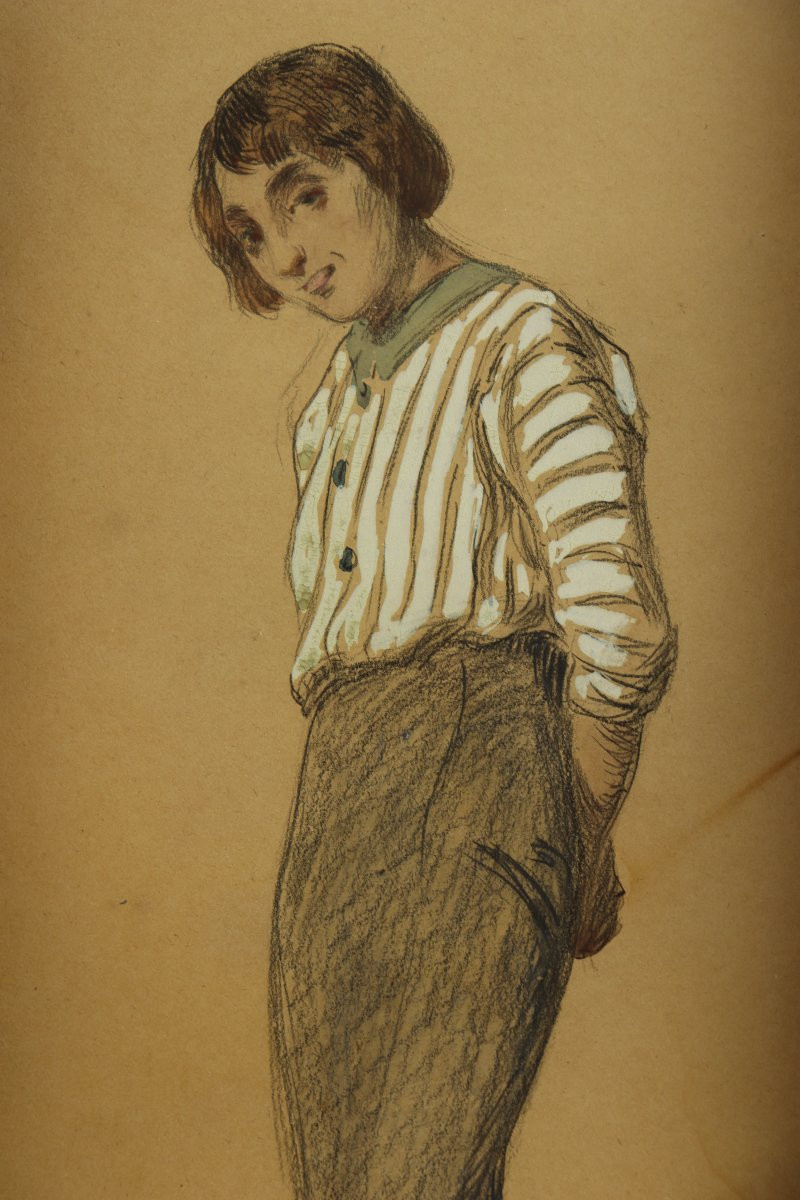 Portrait de jeune homme par Amédée Lynen-photo-1