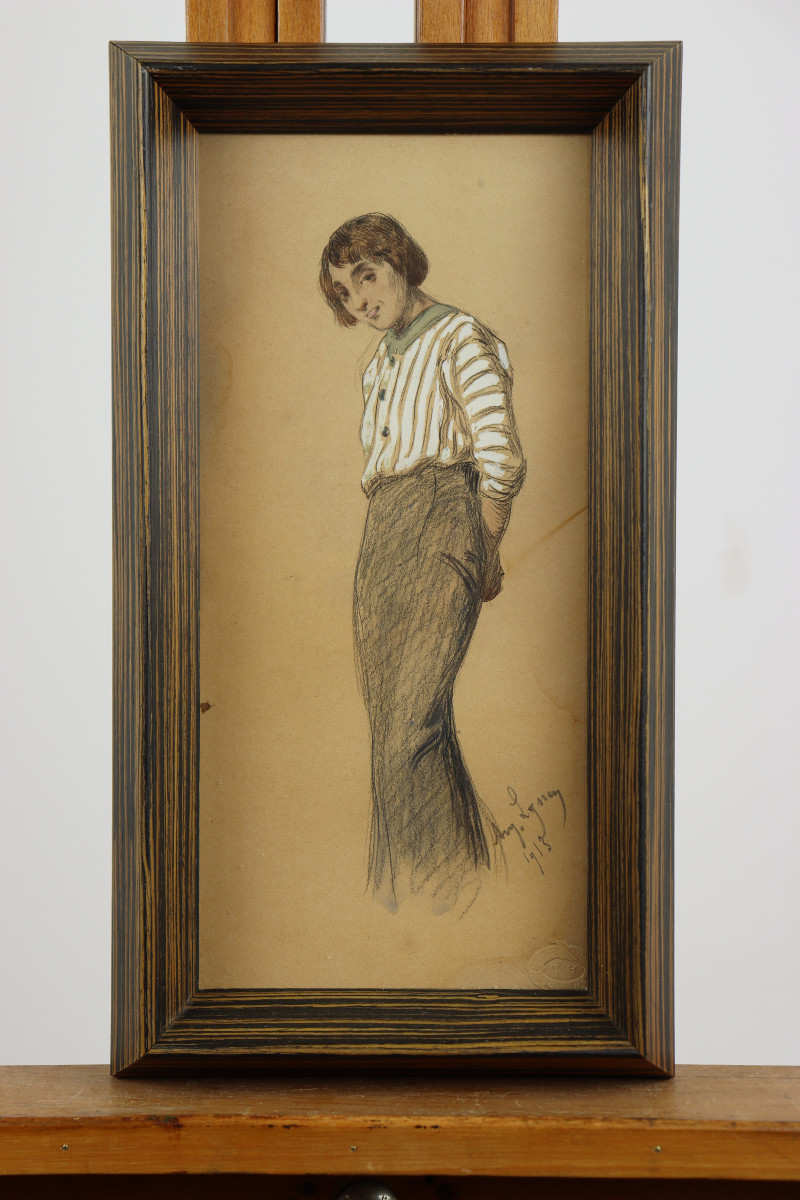 Portrait de jeune homme par Amédée Lynen