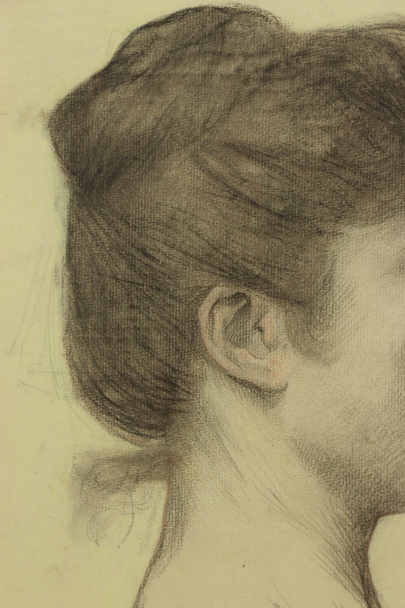Profile Of A Woman By Armand Rassenfosse-photo-1