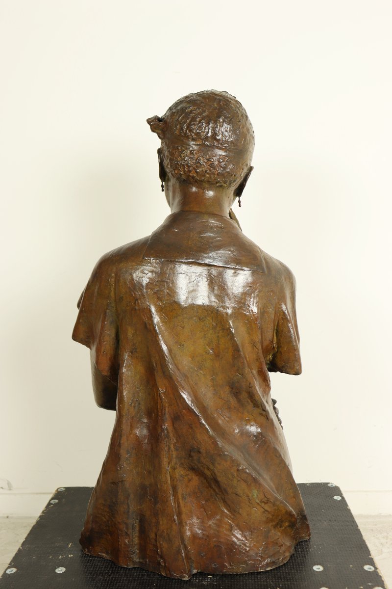Bust Of A Young Creole By Albert-césar Cappabianca-photo-1