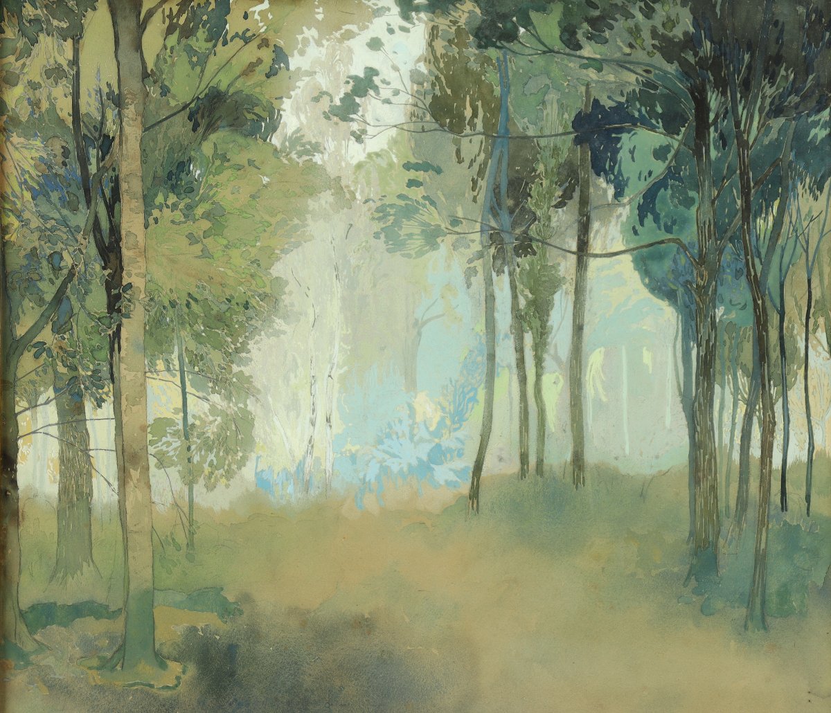 La clairière par Georges de Feure-photo-4