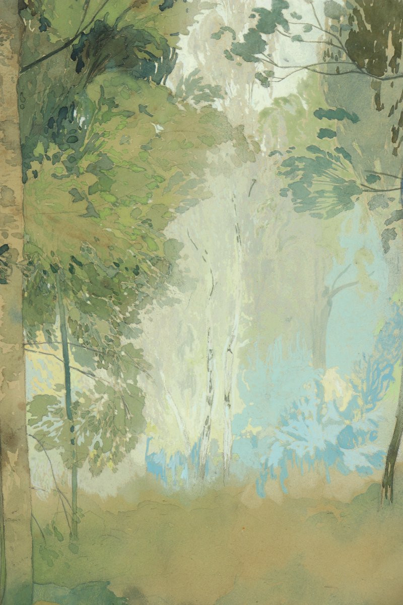 La clairière par Georges de Feure-photo-6