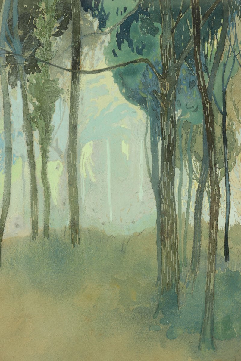La clairière par Georges de Feure-photo-8