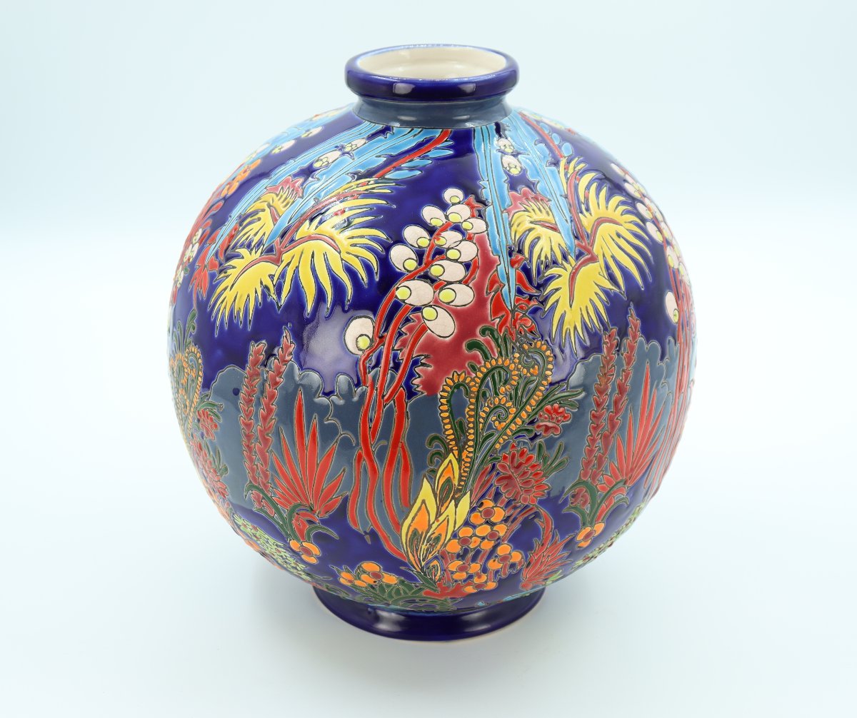 Vase Boch Keramis, modèle Jungle-photo-2