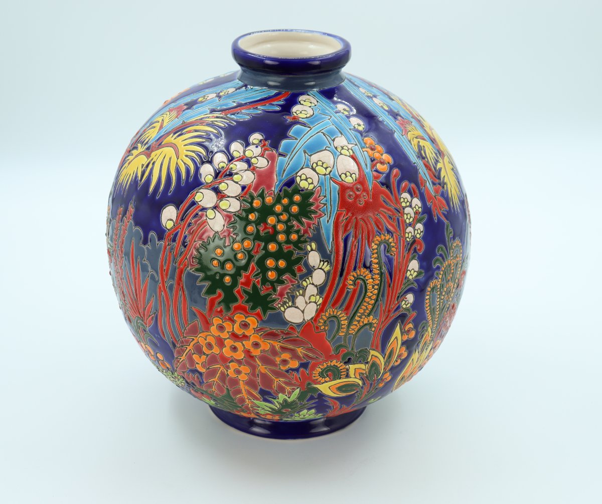 Vase Boch Keramis, modèle Jungle-photo-3