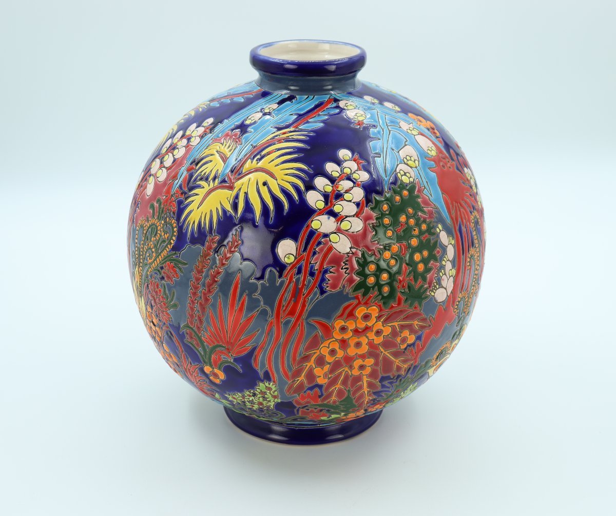 Vase Boch Keramis, modèle Jungle-photo-1