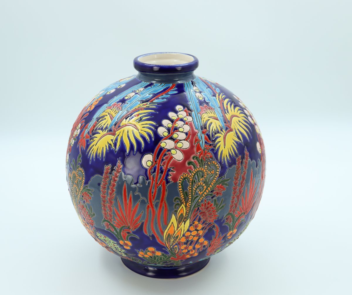 Vase Boch Keramis, modèle Jungle-photo-2