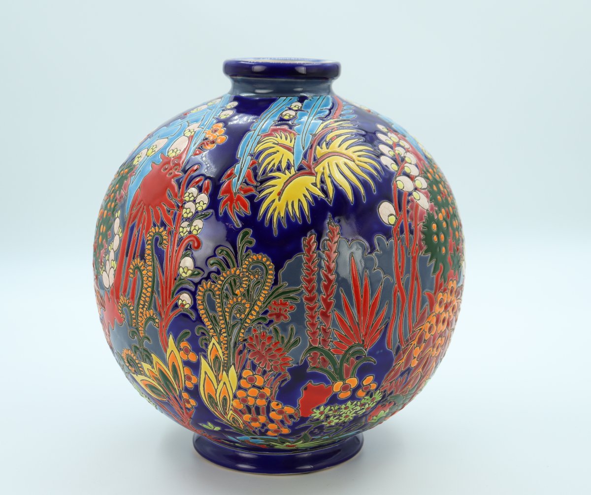 Vase Boch Keramis, modèle Jungle-photo-3