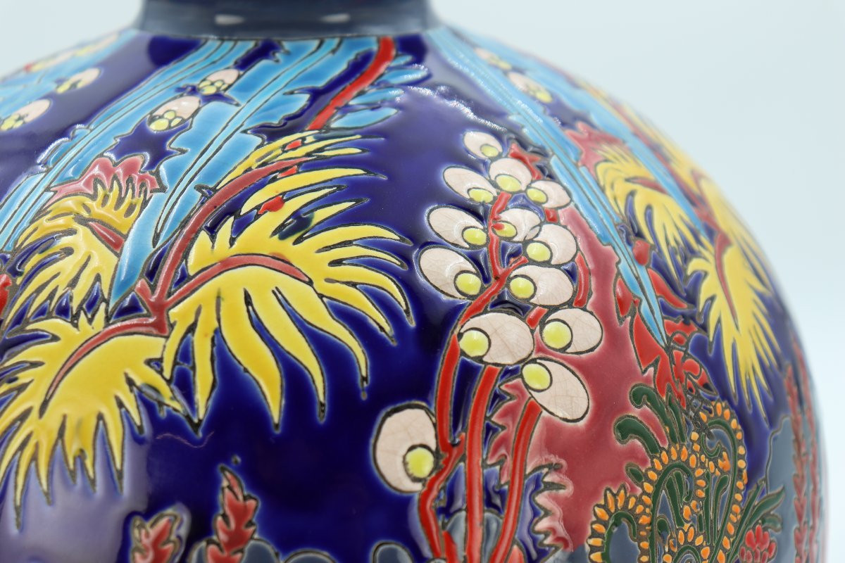 Vase Boch Keramis, modèle Jungle-photo-5