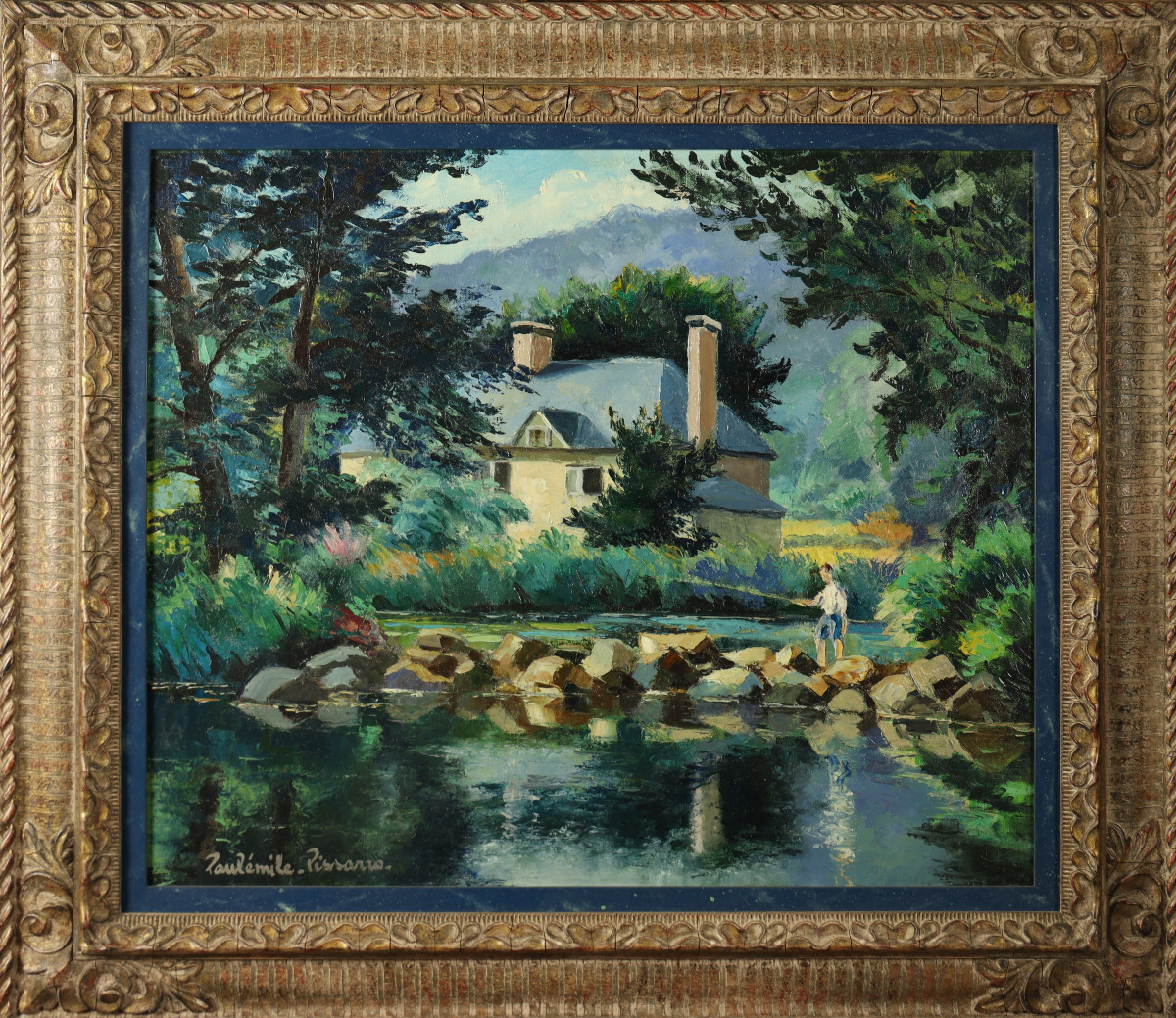 The Angler, By Paul-emile Pissarro