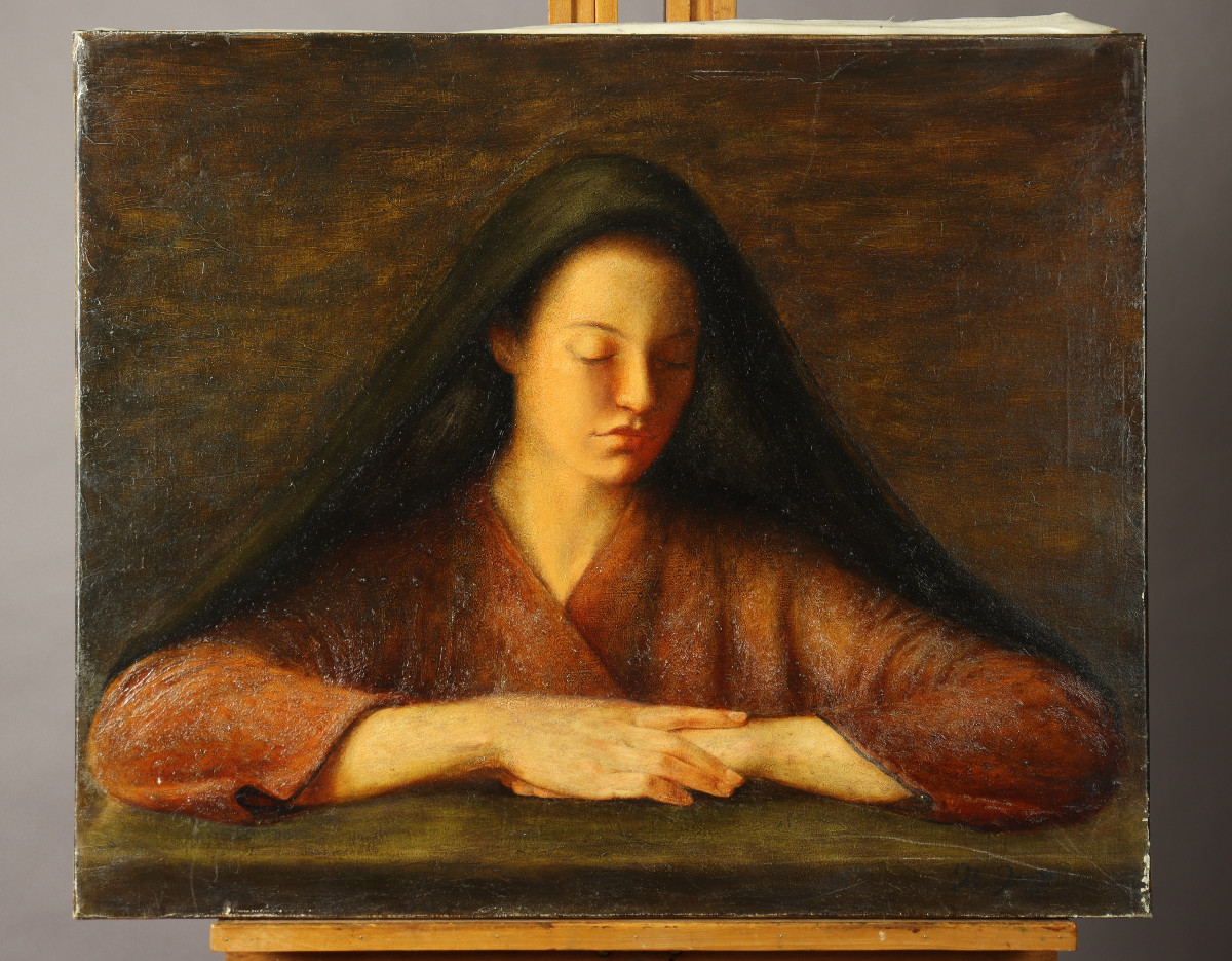 Portrait Of A Woman By Jean-claude Janet