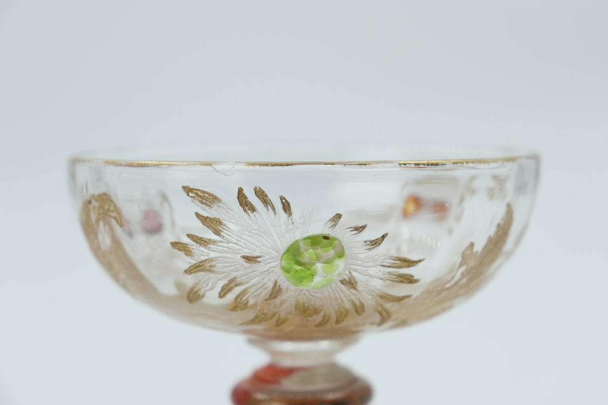 Standing Cup By Emile Gallé-photo-4