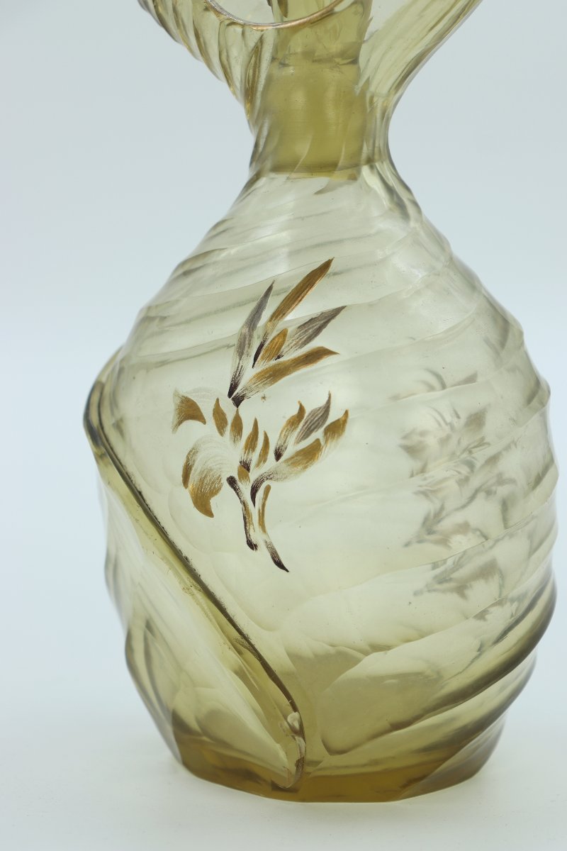 Glass Bottle By Emile Gallé-photo-3