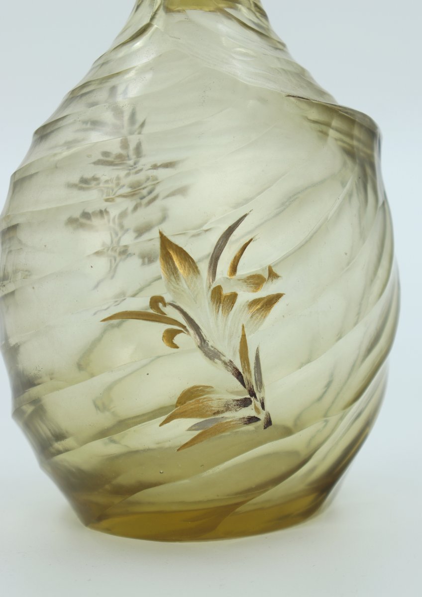 Glass Bottle By Emile Gallé-photo-4