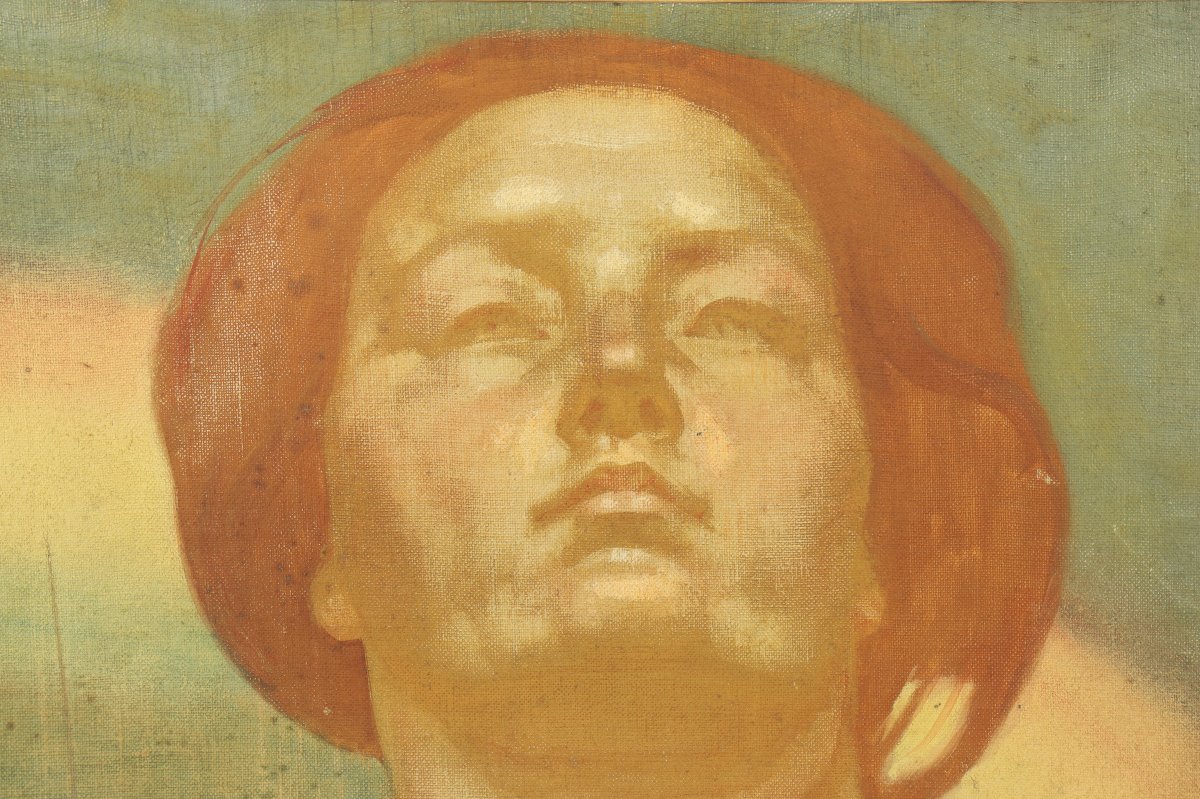 Symbolist Portrait By Emile Fabry-photo-2