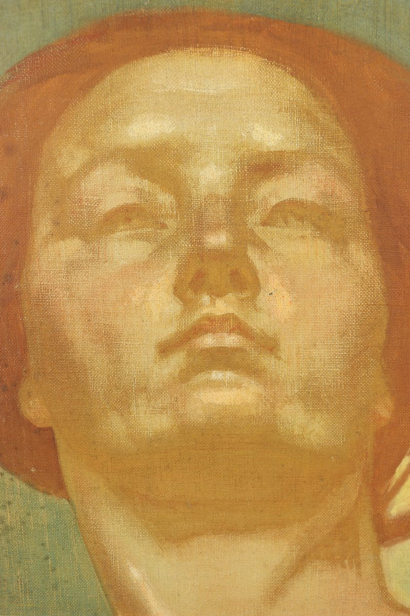 Symbolist Portrait By Emile Fabry-photo-3