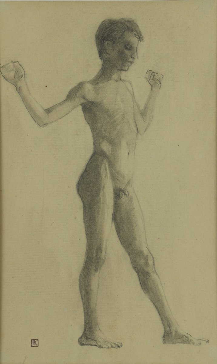 Nu de garçon par Armand Rassenfosse-photo-3