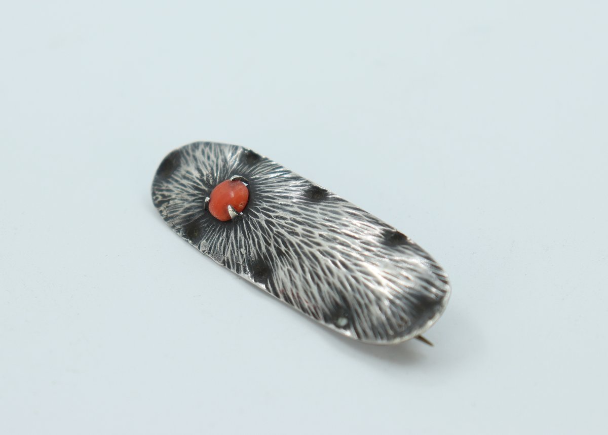 Broche en argent, école d'Amsterdam-photo-3