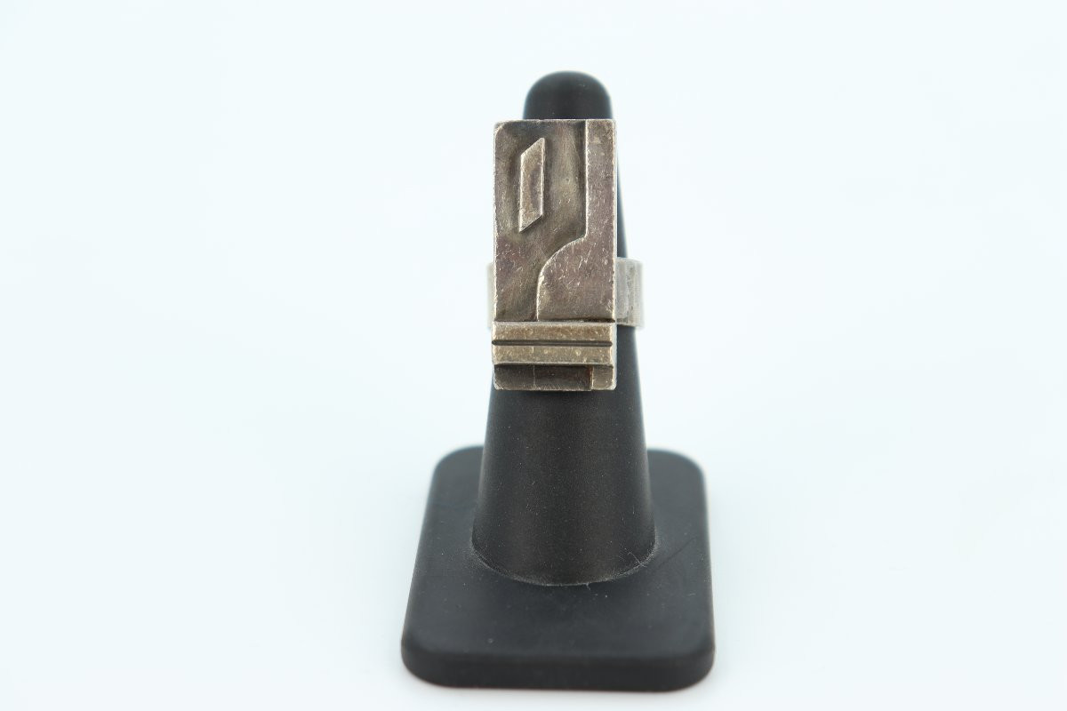 Bague moderniste par Jean Després-photo-3