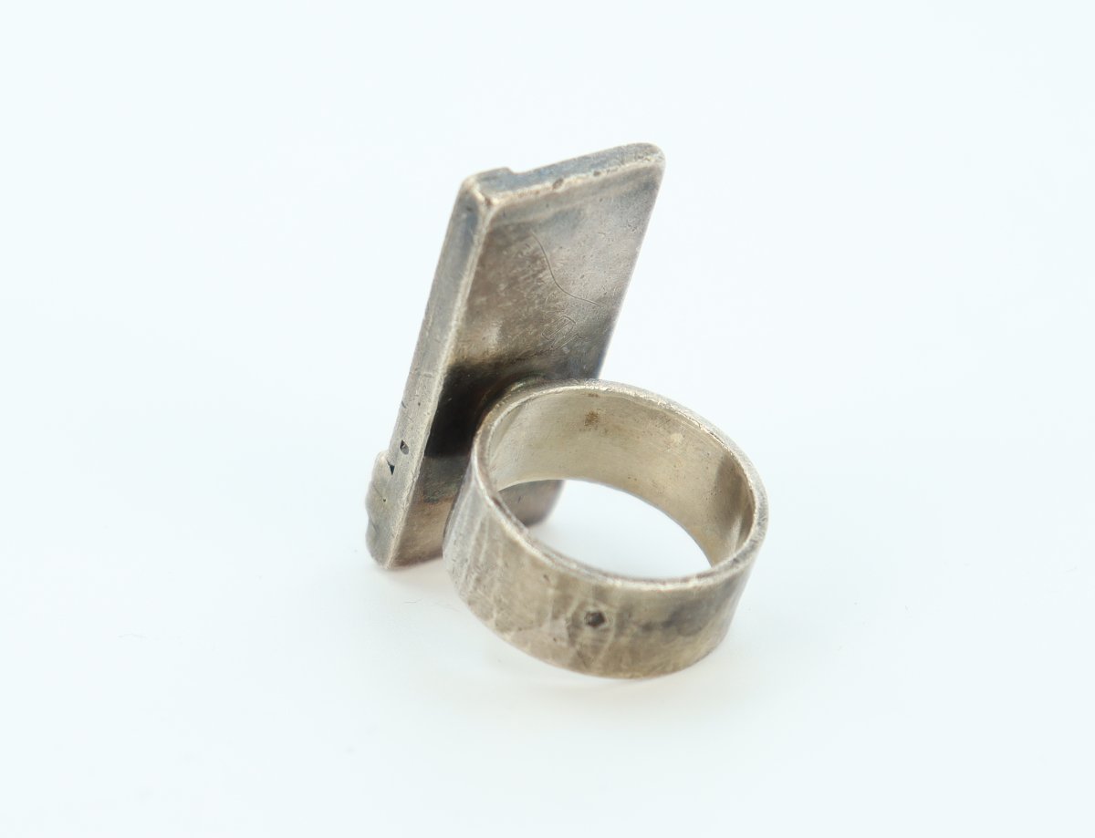Bague moderniste par Jean Després-photo-4