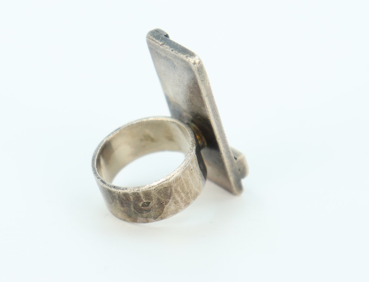 Bague moderniste par Jean Després-photo-5