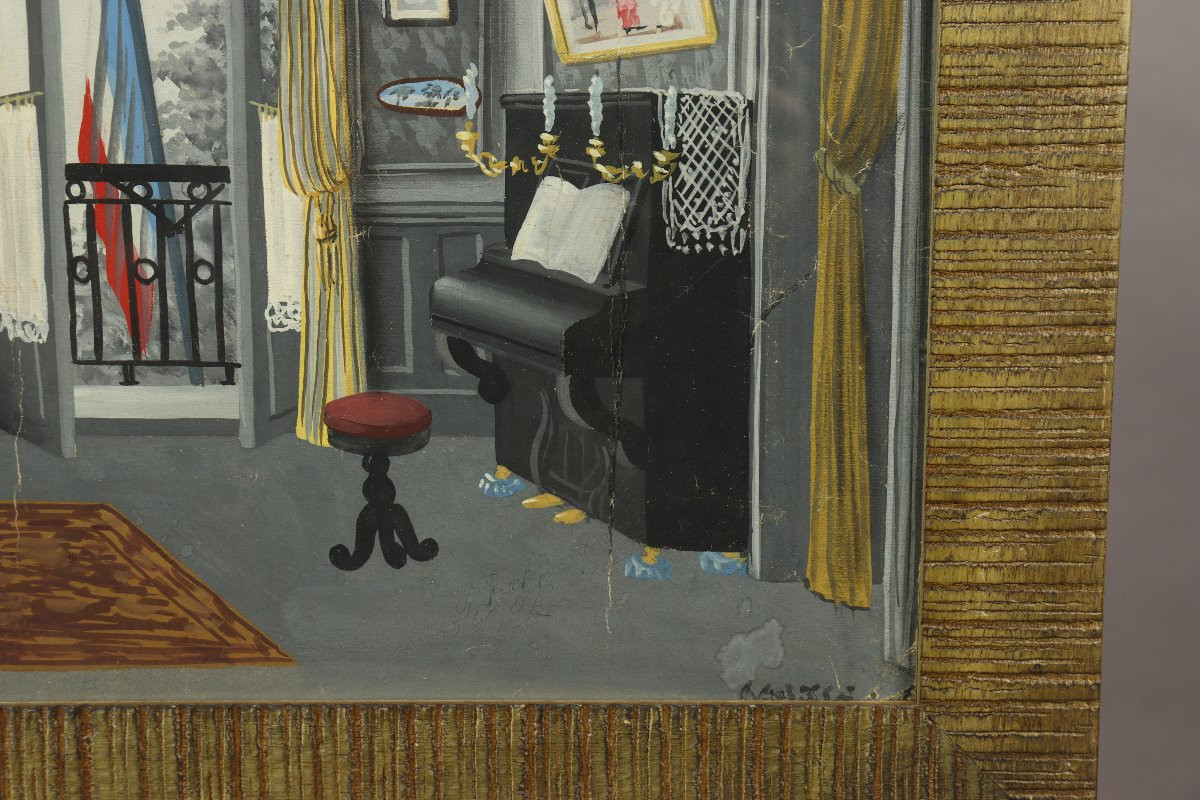 Pair Of Theatre Sets By Félix Labisse-photo-4