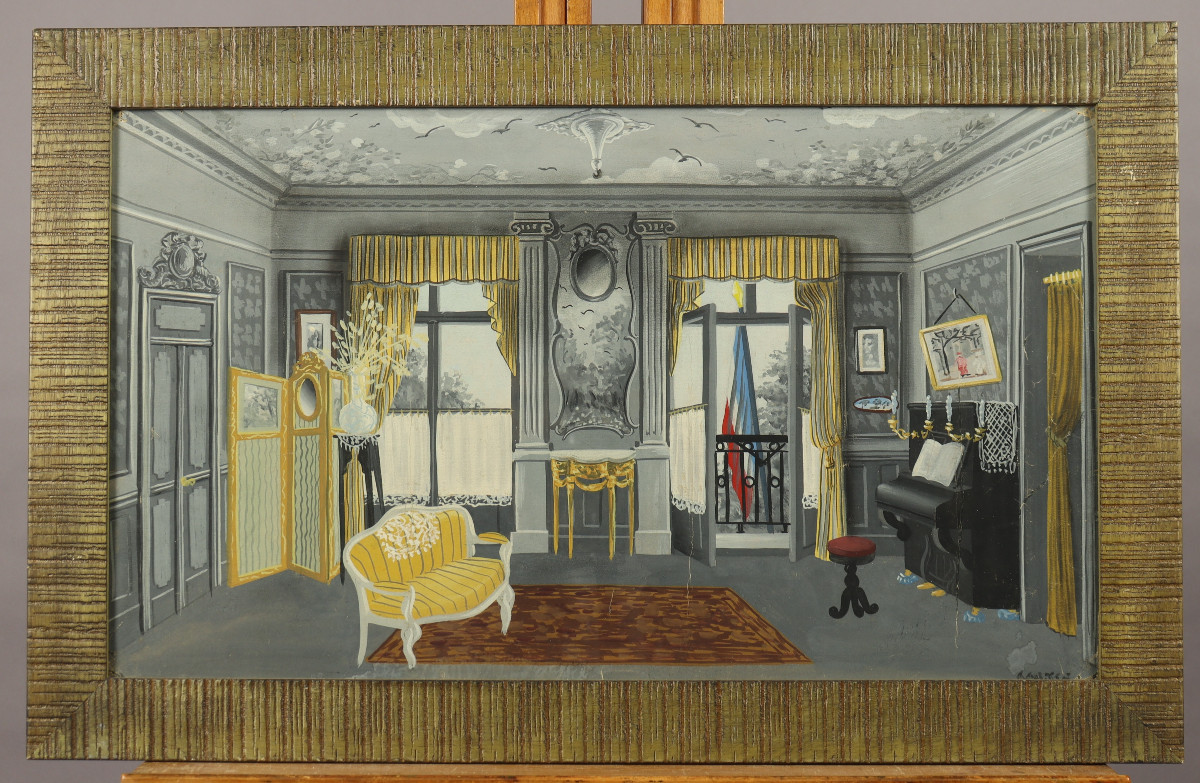 Pair Of Theatre Sets By Félix Labisse