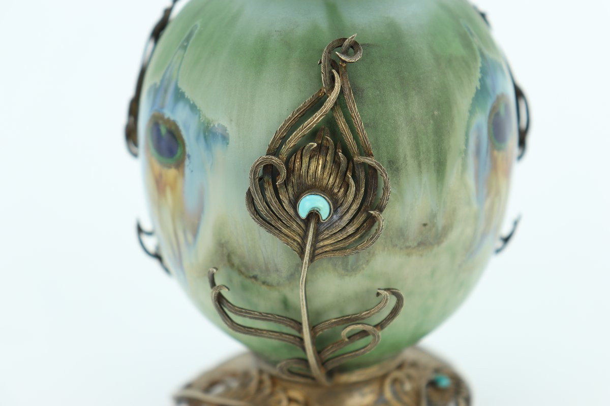 Vase By Alphonse Lamarre And Paul Louchet For Maison Pillivuyt-photo-2