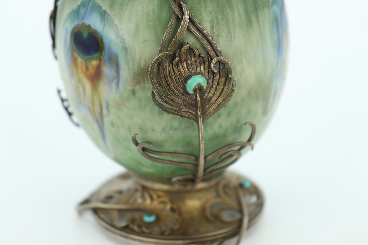 Vase By Alphonse Lamarre And Paul Louchet For Maison Pillivuyt-photo-3