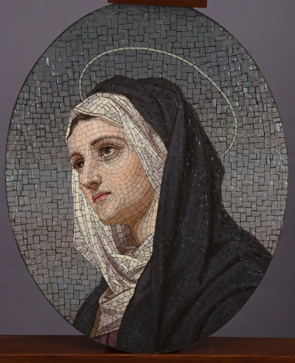 Mosaic Portrait Of A Saint-photo-2