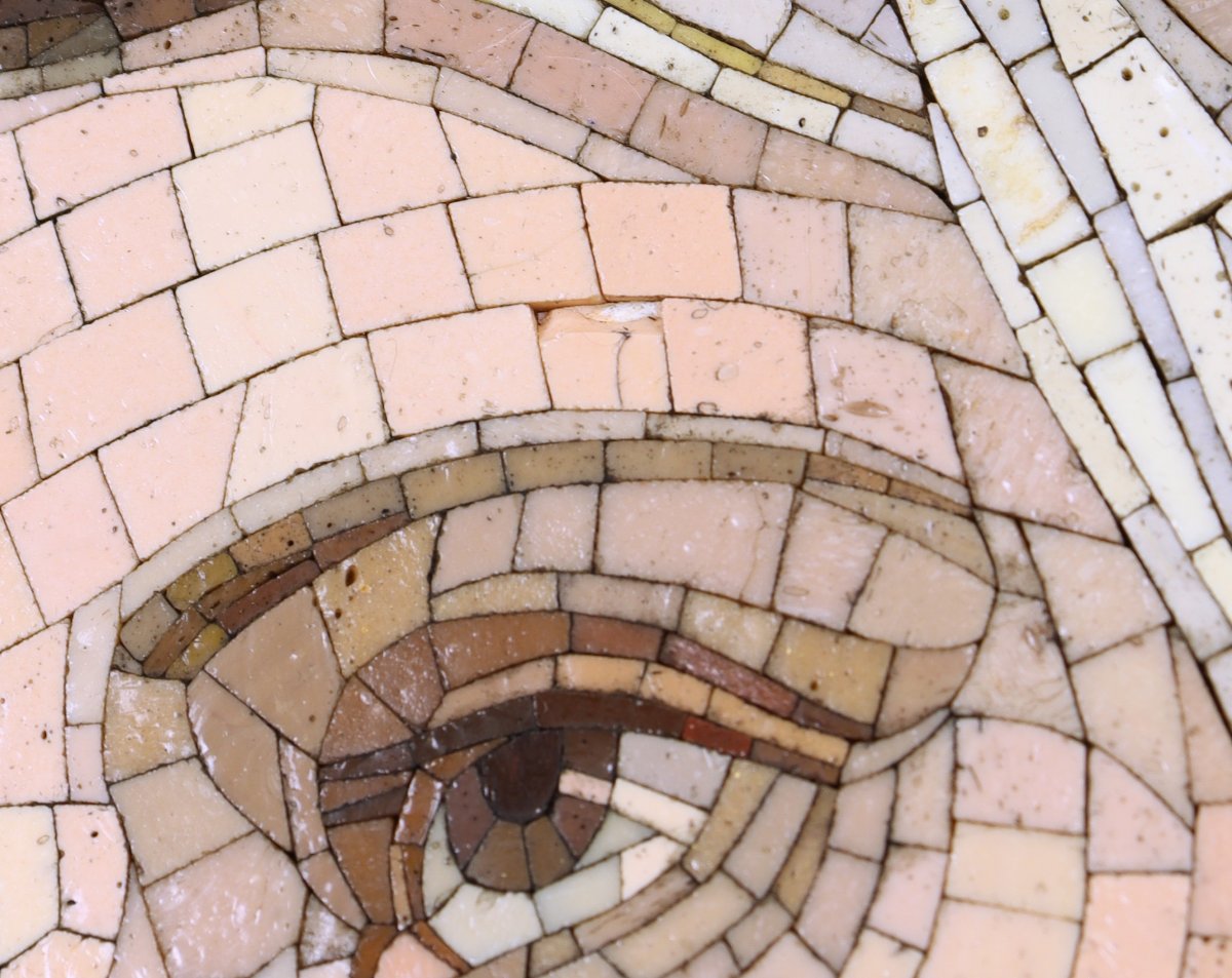 Mosaic Portrait Of A Saint-photo-1