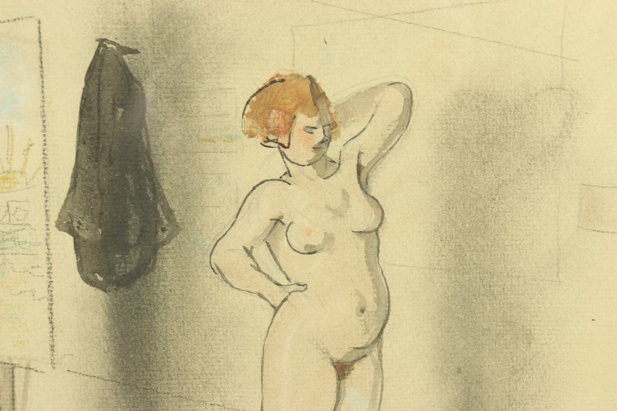 Le peintre et son modèle par Armand Rassenfosse-photo-2