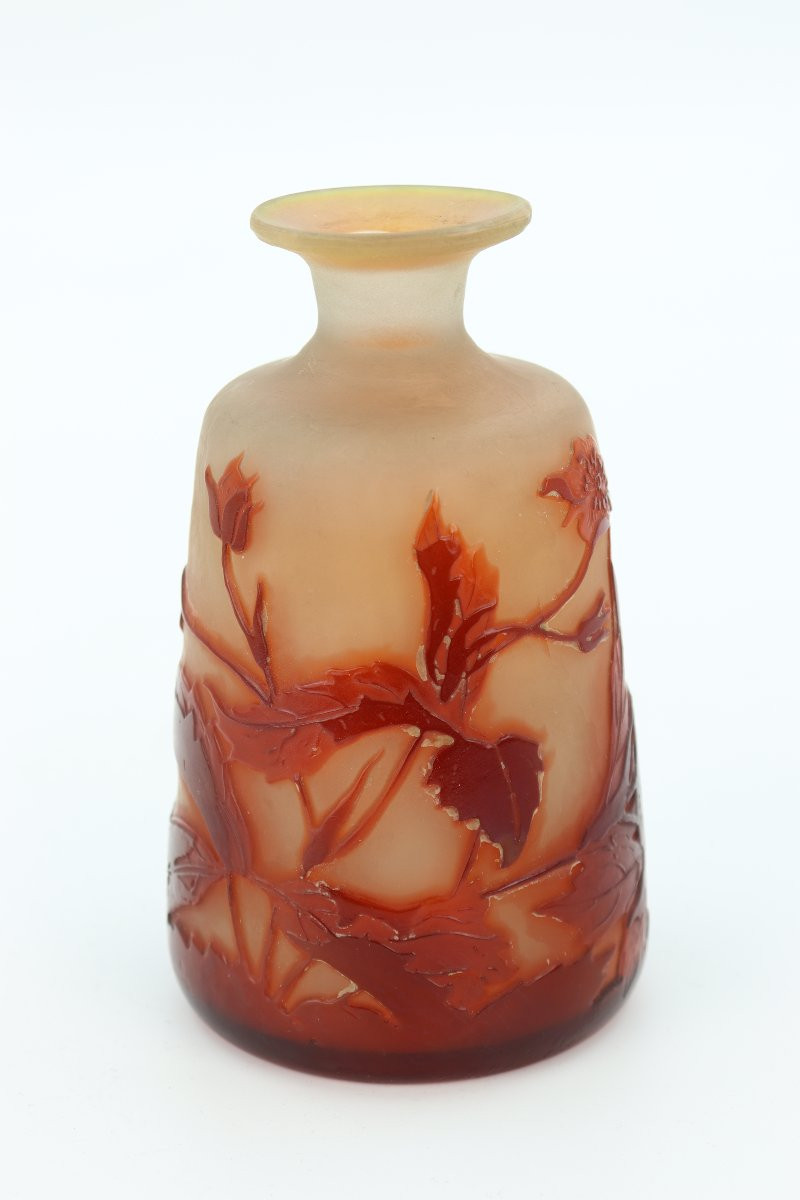 Wild Roses Vase By Emile Gallé-photo-4