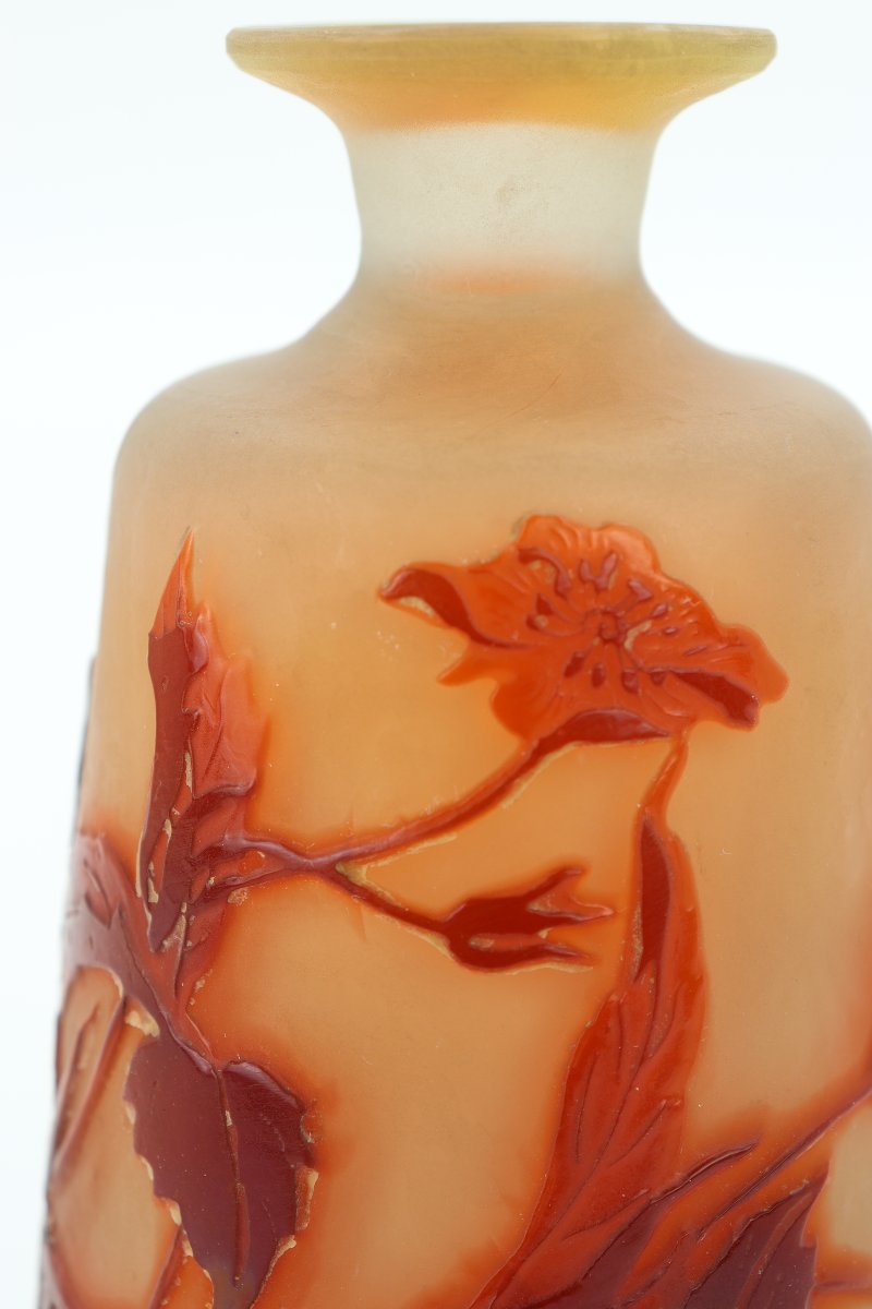 Wild Roses Vase By Emile Gallé-photo-5