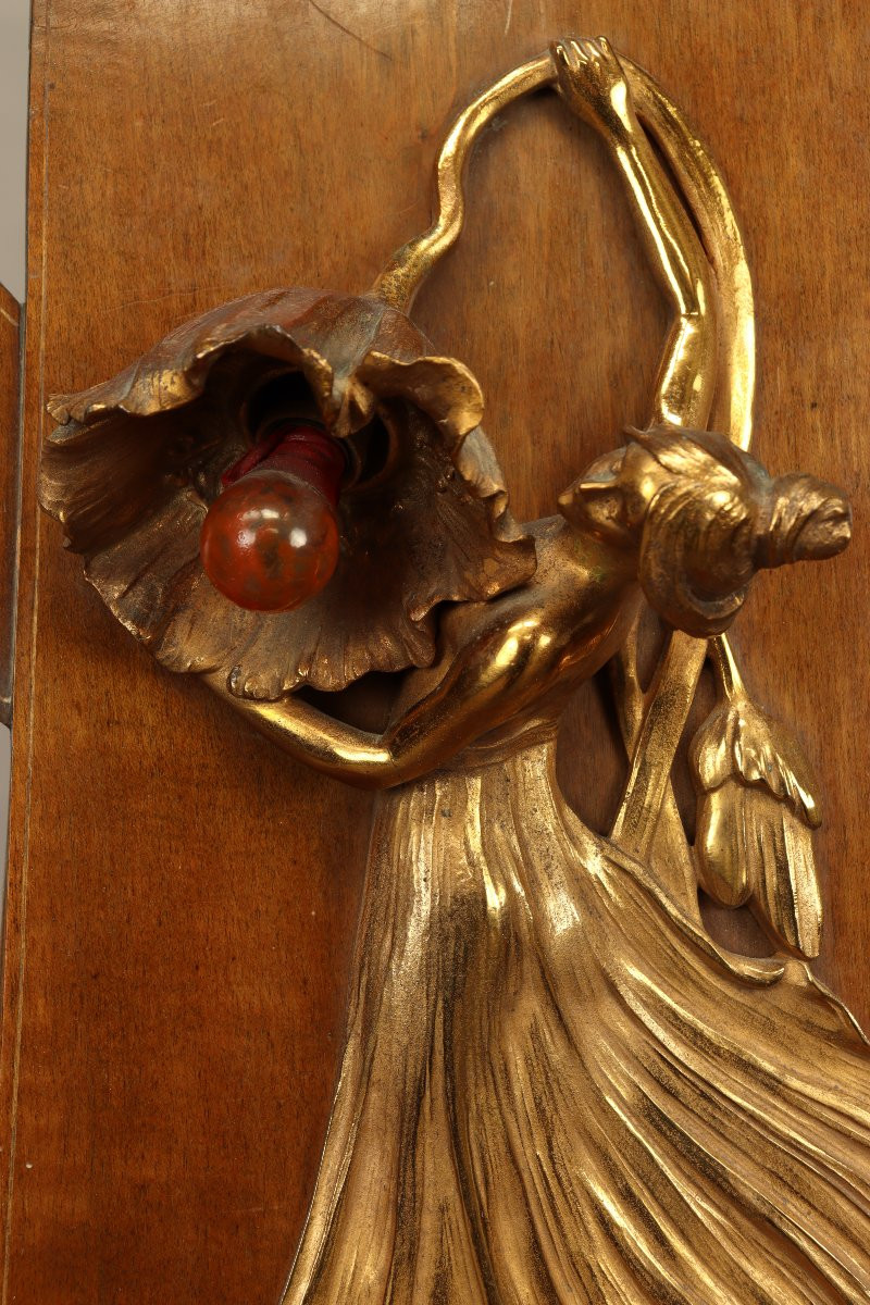 Applique murale par Auguste Eugène Rubin-photo-4